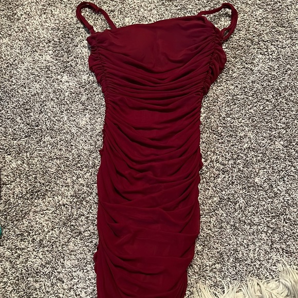 Macy's Dresses Fluffy Tight Red Dress Poshmark